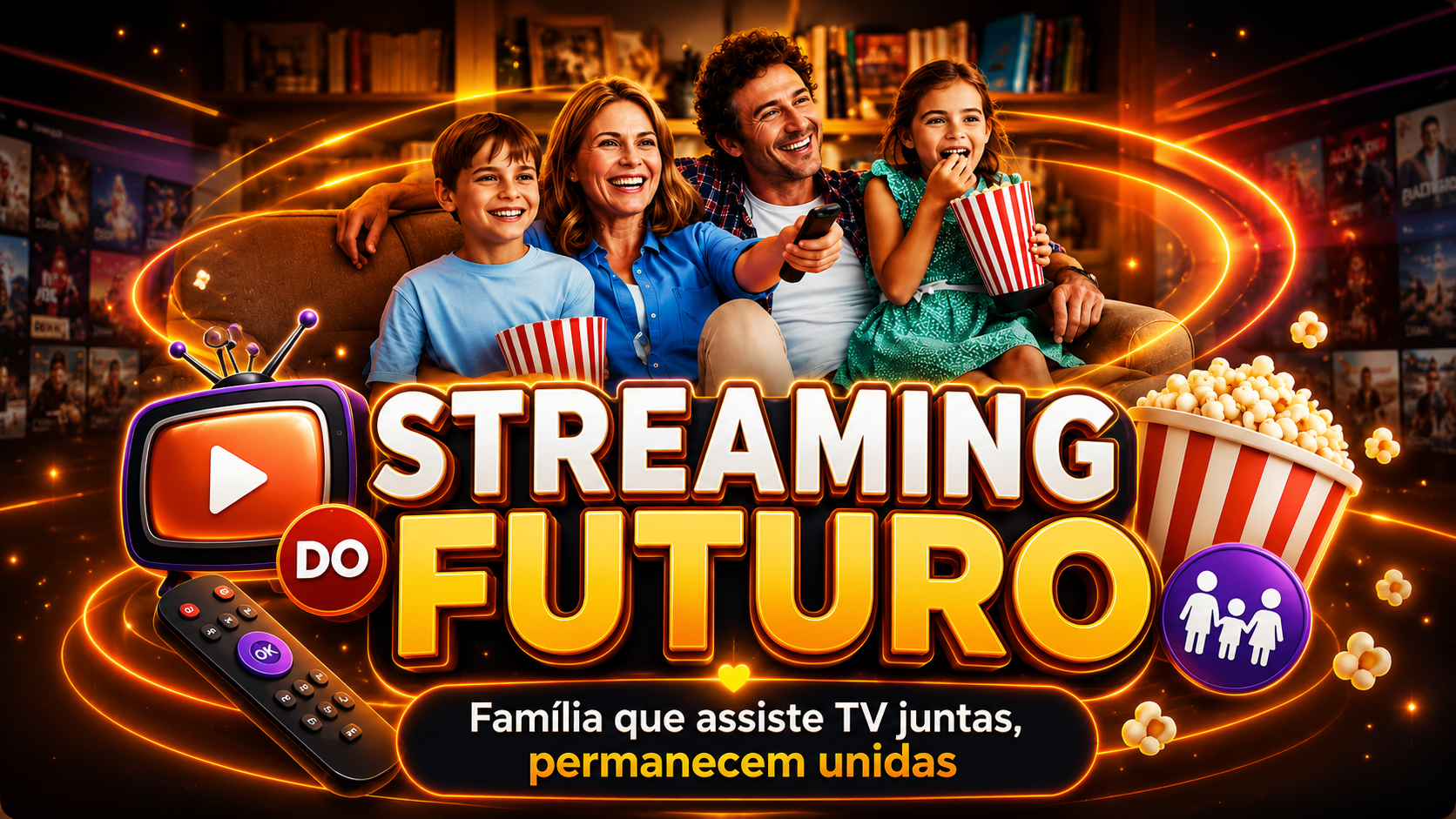 Streaming do Futuro — Família que assiste TV juntas, permanecem unidas